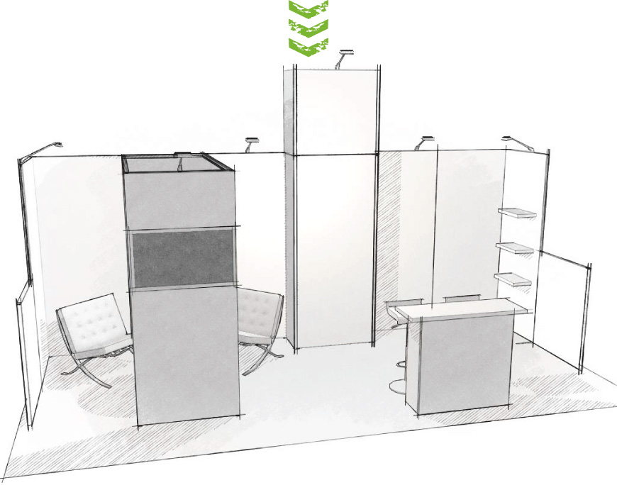 Stand en modules H-Line