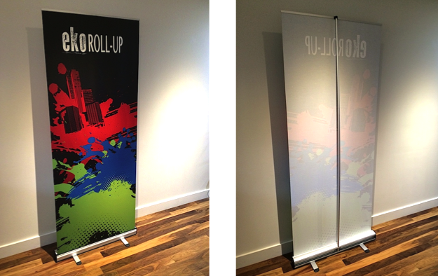 bannière rétractable Éko Rollup